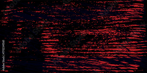Abstract grunge red paint spill background. Blood spill on black background