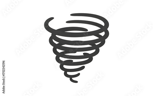 Tornado isolated on transparent background