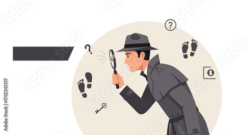 A Detective Investigates, Examining Clues, Solving Mysteries, and Uncovering Truths to Find Answers