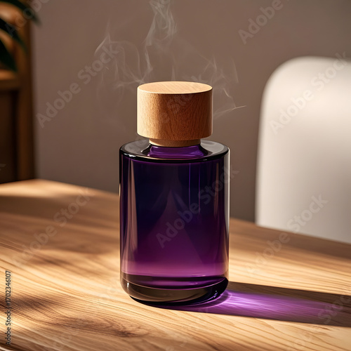 Purple diffuser bottle