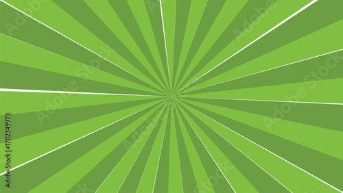 Abstract Background with Green Stripes and White Lines Minimalist Design