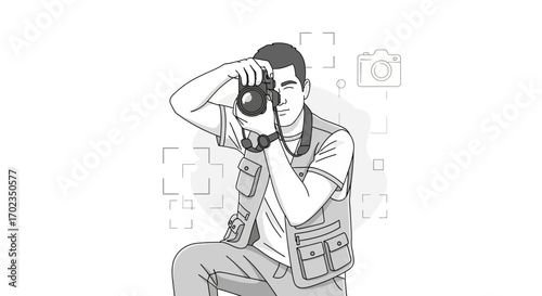 Capturing The Moment: A Photographer Focused On The Art Of Image Creation