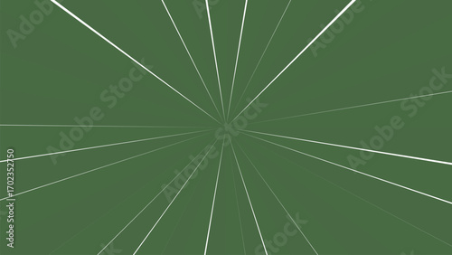 Abstract Minimalist Green Background with White Lines Modern and Simple