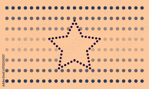 Outlined Star Background