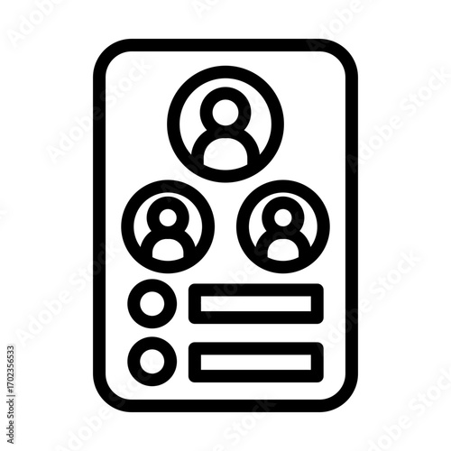 Leaderboard line icon