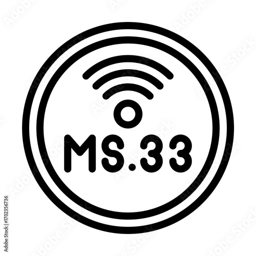 Latency line icon