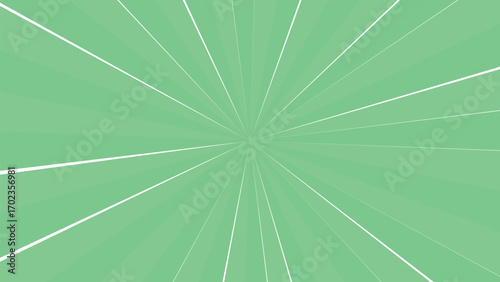 Minimalist abstract background with light green surfaces and white lines
