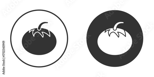 Tomato icon vector. simple design logo icons set