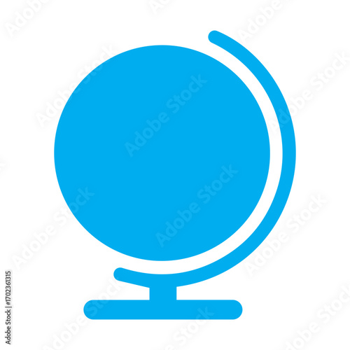 Blue World Globe Icon