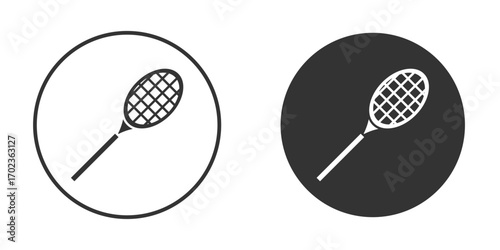 Racquet icon vector. simple design logo icons set