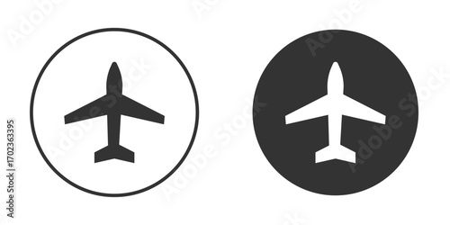 Paper plane icon vector. simple design logo icons set