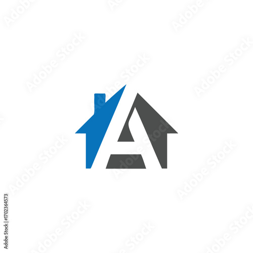 Free Download A home vector logo  - GFXLoad