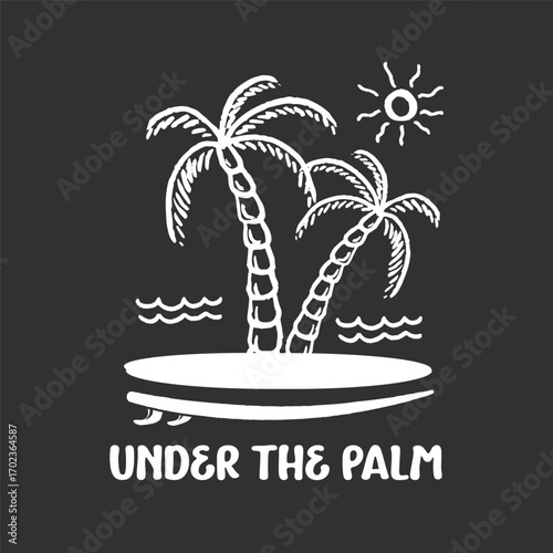 design of surf badges for tshirt, poster, and other uses