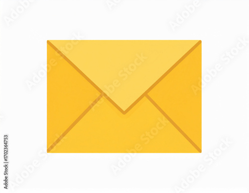 Flat vector icon of email envelope