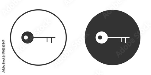 key icon vector. simple design logo icons set