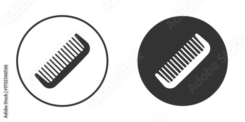 Hair brush icon vector. simple design logo icons set