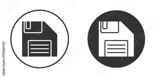 Floppy disk icon vector. simple design logo icons set