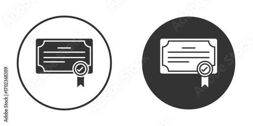 Diploma icon vector. simple design logo icons set