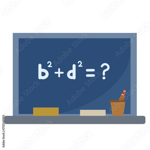 Algebra Equation On Blackboard