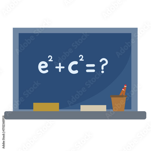 Algebra Equation On Blackboard
