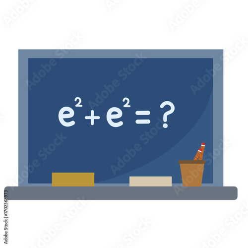 Algebra Equation On Blackboard