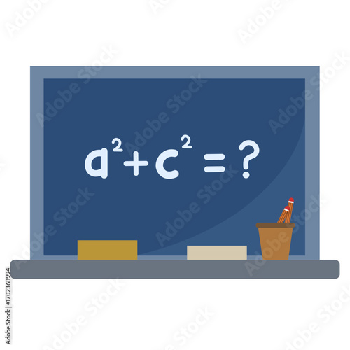 Algebra Equation On Blackboard