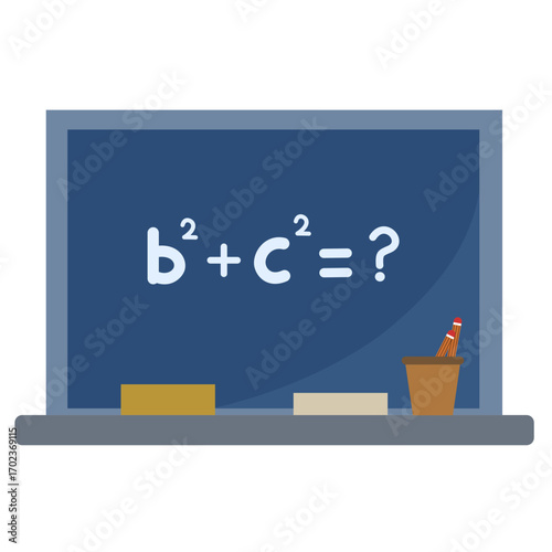 Algebra Equation On Blackboard