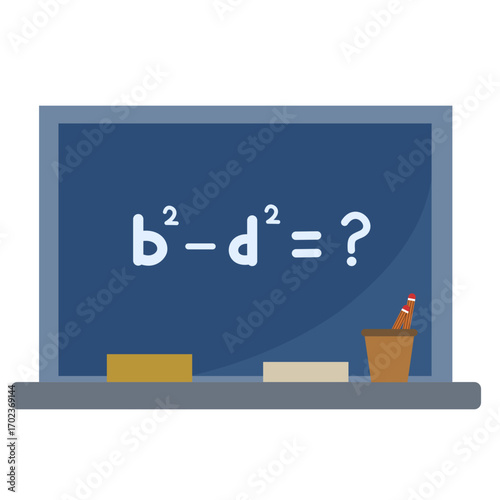 Algebra Equation On Blackboard