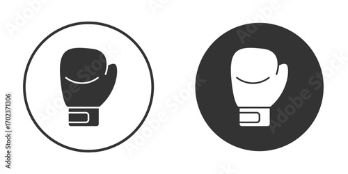 Boxing glove icon vector. simple design logo icons set