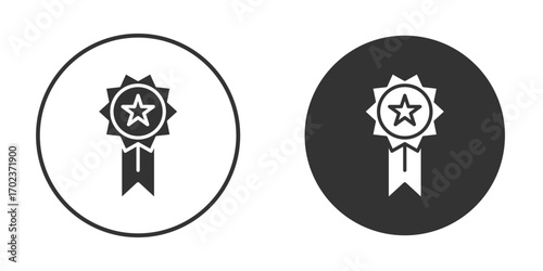 Badge icon vector. simple design logo icons set