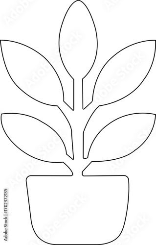 Minimalist Room Icons. Solid, filled icon set of minimalist room elements: bench, chair, floor lamp, low table, plant pot, framed. Editable stroke. Vector illustration. Living room icon.