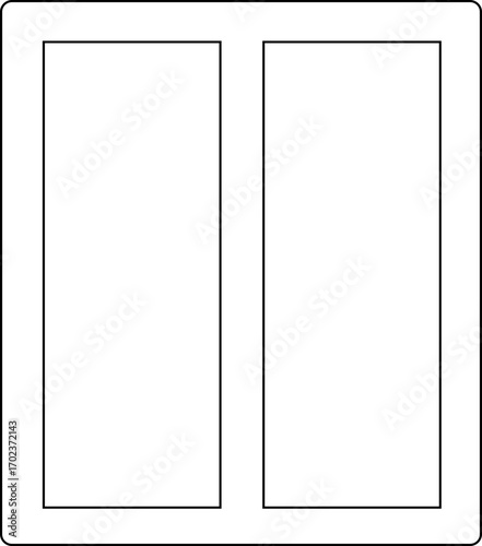 Minimalist Room Icons. Solid, filled icon set of minimalist room elements: bench, chair, floor lamp, low table, plant pot, framed. Editable stroke. Vector illustration. Living room icon.