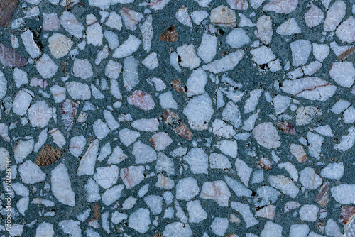 Abstract macro shots of tiny stones on wall