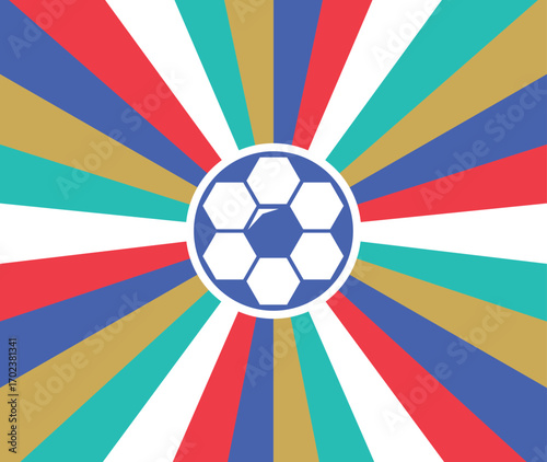 Football Soccer cup banner vector illustration