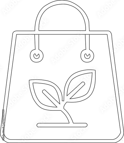 Shopping Bag Icon, Classic black shopping bag icon symbolizing retail, commerce, and consumerism for modern businesses, Shopping bag icon for food, Black tote bag shopping bag