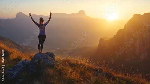 Sunrise Yoga in the Mountains