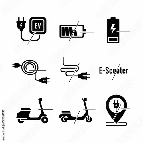 Electric Scooter Charging Issues Icons and Troubleshooting Guide