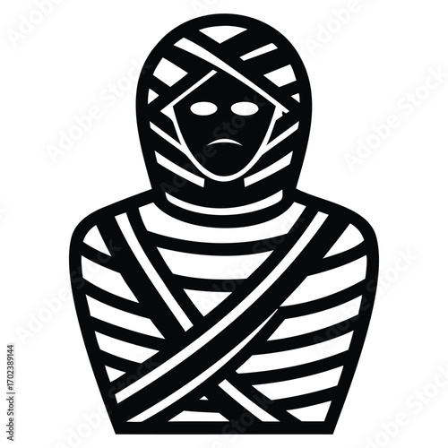 Ancient Egyptian Mummy Illustration