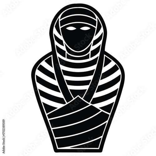 Ancient Egyptian Mummy Illustration
