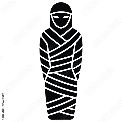 Ancient Egyptian Mummy Illustration