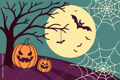 Hand drawn Halloween element collection