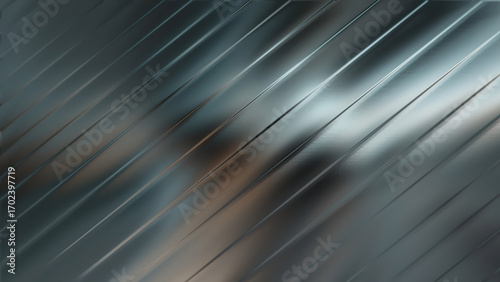 Abstract Diagonal Metallic Gray Light Streaks Soft Focus Background Texture silver