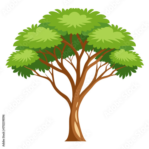 vector illustration of a tree