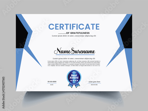 printable certificate design templates