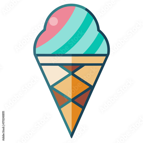 ice cream vector illustration