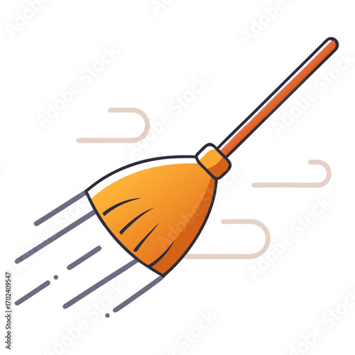 vector illustration of a brush