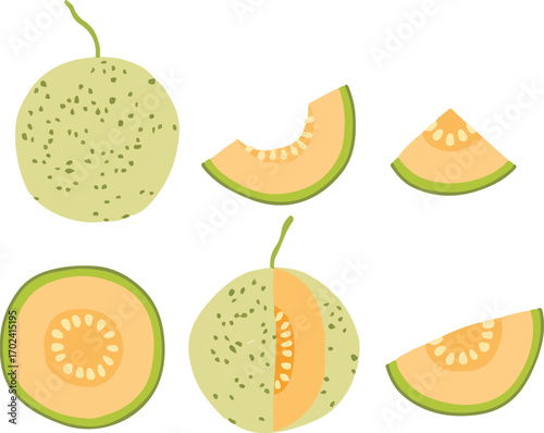 set of fruits