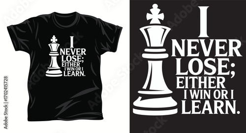 Chess graphic vector T shirt design print.