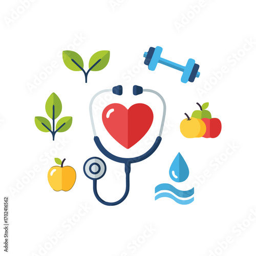 Healthy lifestyle and medical concept