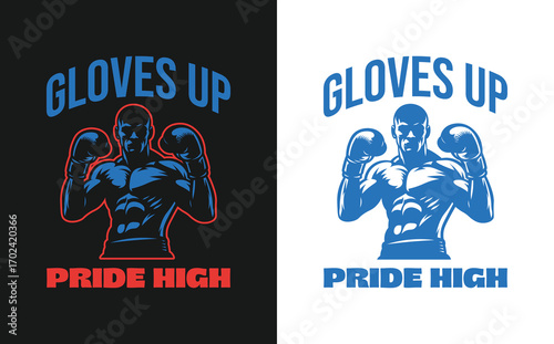 Bold Boxing Day t-shirt design perfect for sports lovers and fight fans.